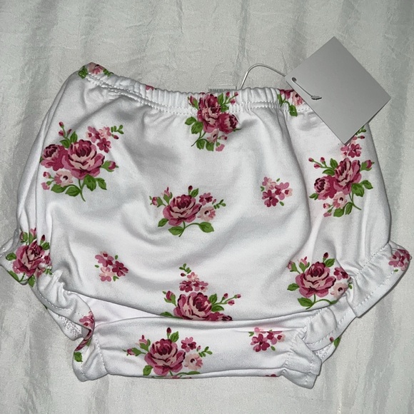 Kissy Kissy White and Pink Floral Kids Matching Set - Picture 7 of 9